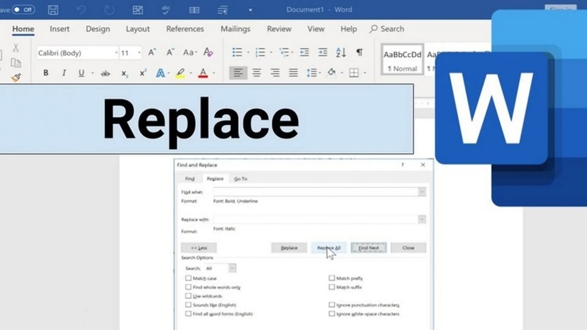 Cách dùng Replace trong Word để thay thế đơn giản nhất